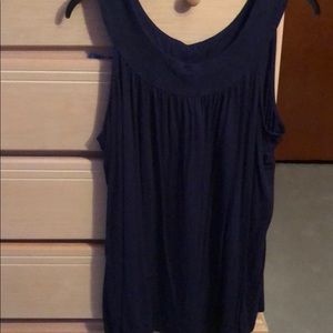 Navy Blue XL Dress Barn Tank Top